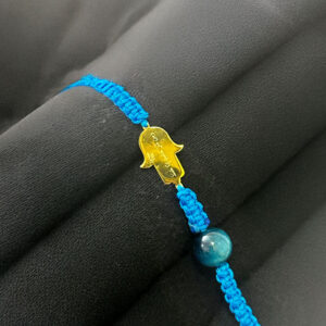 Protection Bracelet with Fatima's Hand and Hawk's Eye