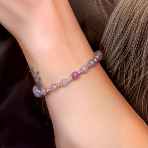 Love & Aura Purity Bracelet – Rose Quartz