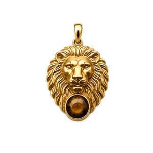 Tiger Eye with the Lion symbol