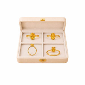 Citrine or Yellow Sapphire Ring